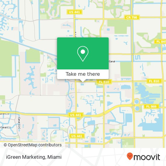 iGreen Marketing map
