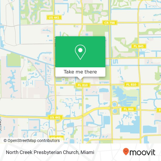 North Creek Presbyterian Church map