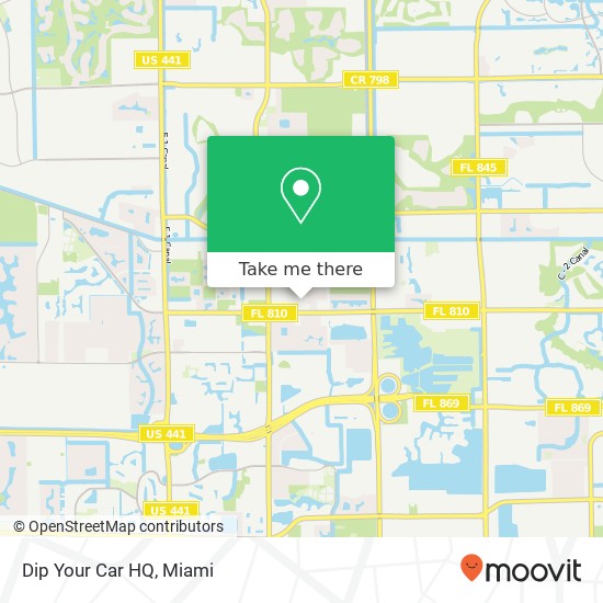 Mapa de Dip Your Car HQ