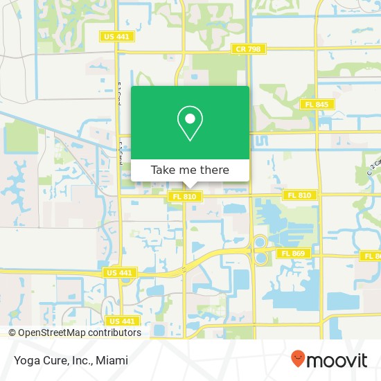 Yoga Cure, Inc. map