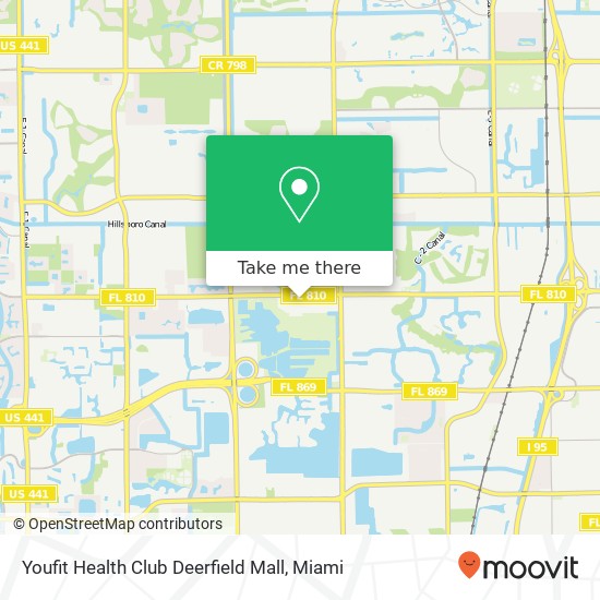 Youfit Health Club Deerfield Mall map