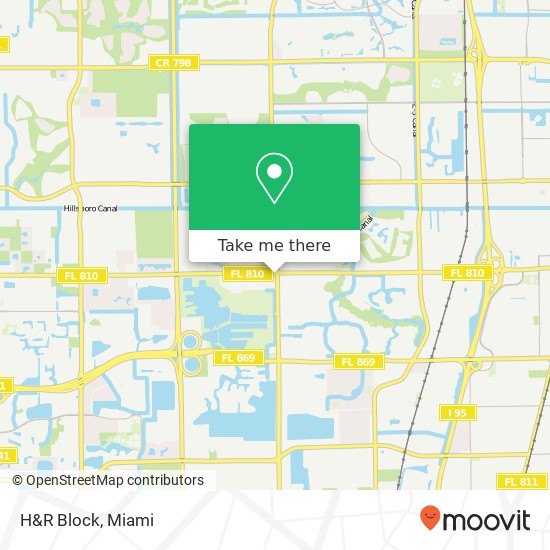 Mapa de H&R Block