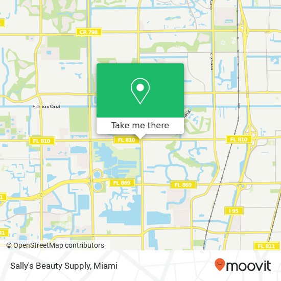 Sally's Beauty Supply map