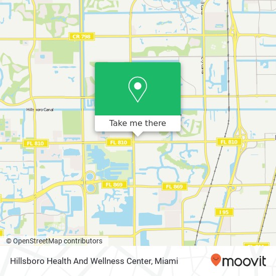 Hillsboro Health And Wellness Center map