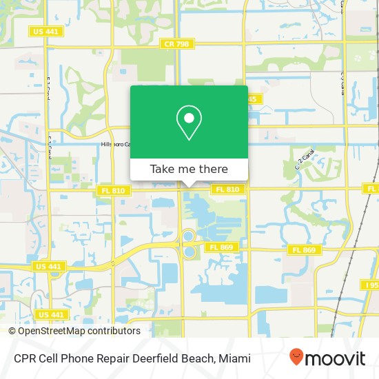 Mapa de CPR Cell Phone Repair Deerfield Beach