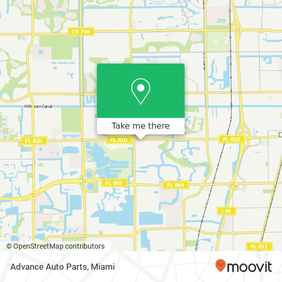 Advance Auto Parts map