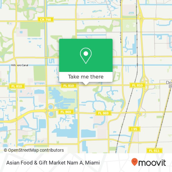 Mapa de Asian Food & Gift Market Nam A