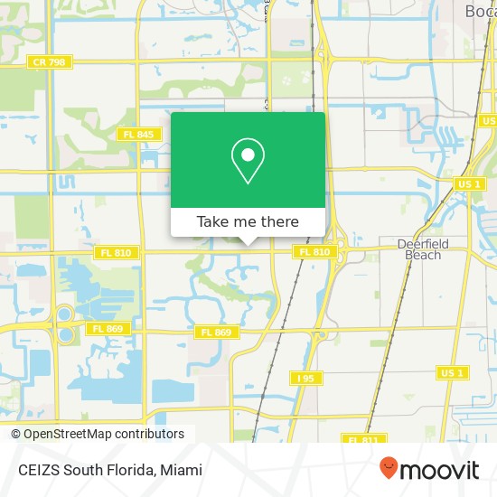 CEIZS South Florida map