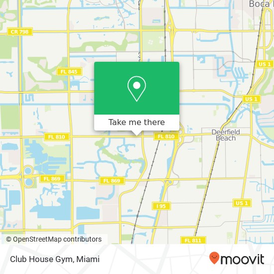 Club House Gym map