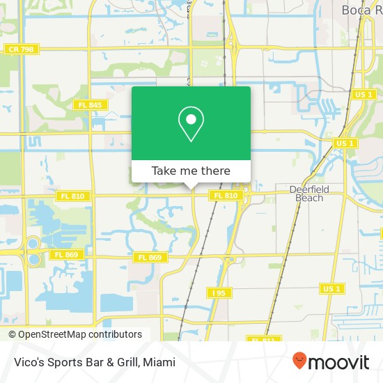 Vico's Sports Bar & Grill map