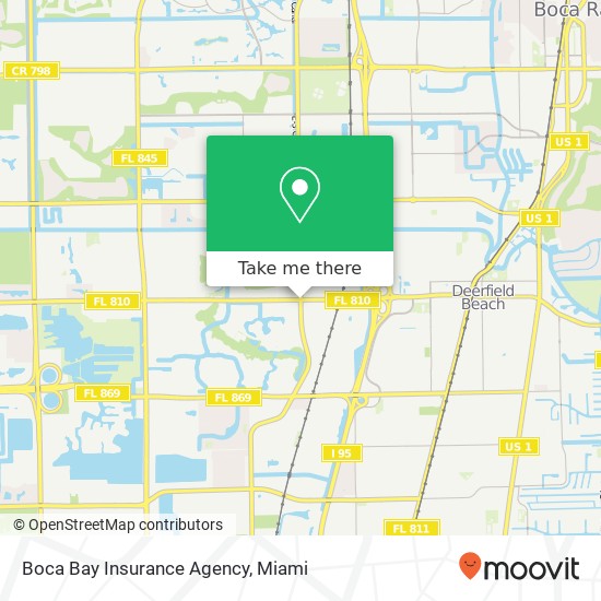 Boca Bay Insurance Agency map