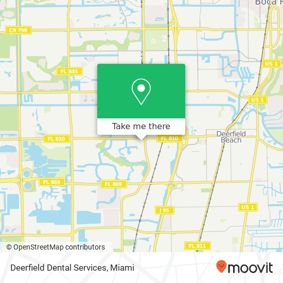 Deerfield Dental Services map