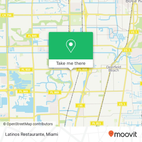 Mapa de Latinos Restaurante