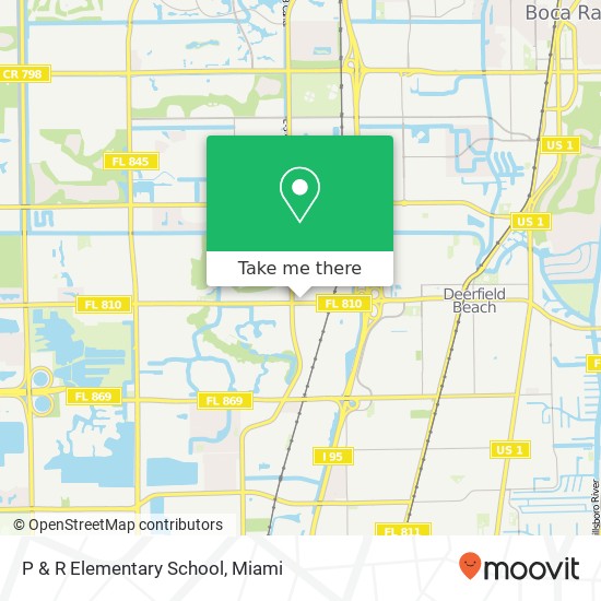 P & R Elementary School map