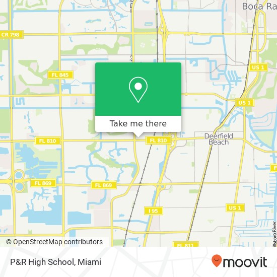 Mapa de P&R High School