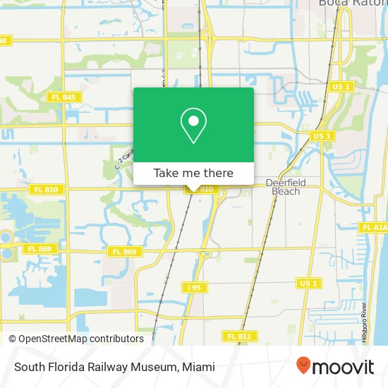 South Florida Railway Museum map