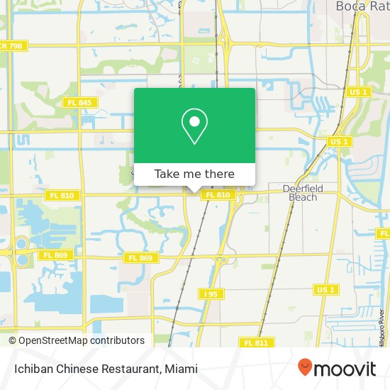 Mapa de Ichiban Chinese Restaurant