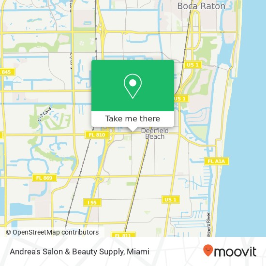 Andrea's Salon & Beauty Supply map