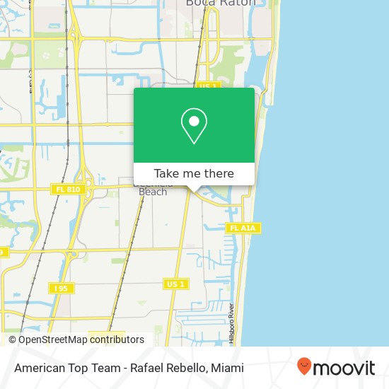 American Top Team - Rafael Rebello map