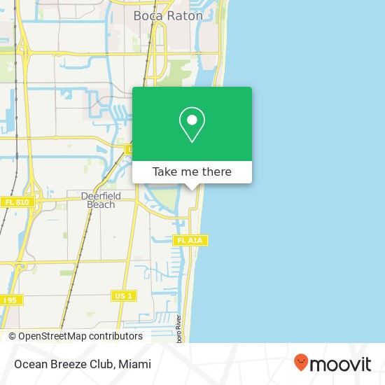 Ocean Breeze Club map