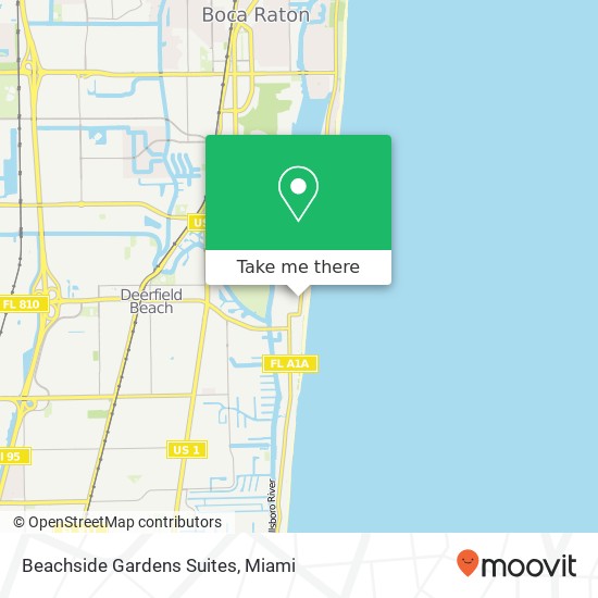 Beachside Gardens Suites map