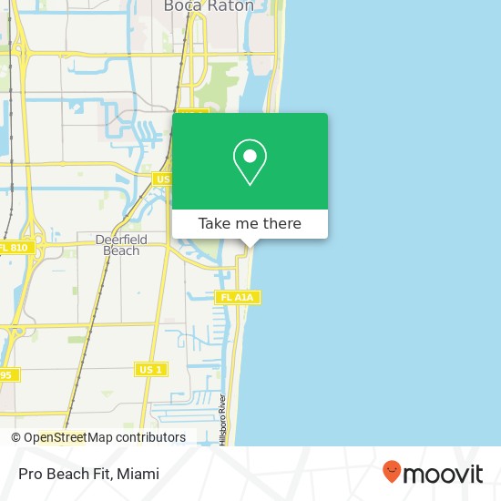 Pro Beach Fit map