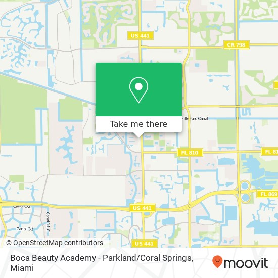 Boca Beauty Academy - Parkland / Coral Springs map