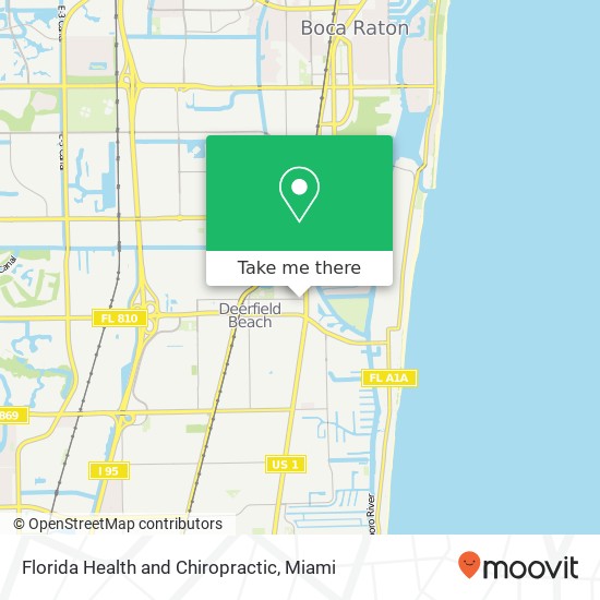 Mapa de Florida Health and Chiropractic
