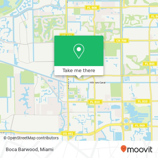 Boca Barwood map