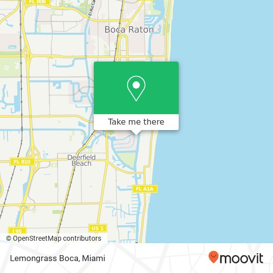 Lemongrass Boca map