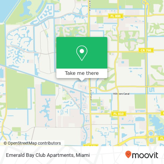 Emerald Bay Club Apartments map