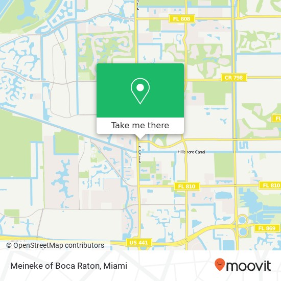 Meineke of Boca Raton map