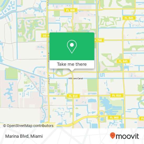 Marina Blvd map