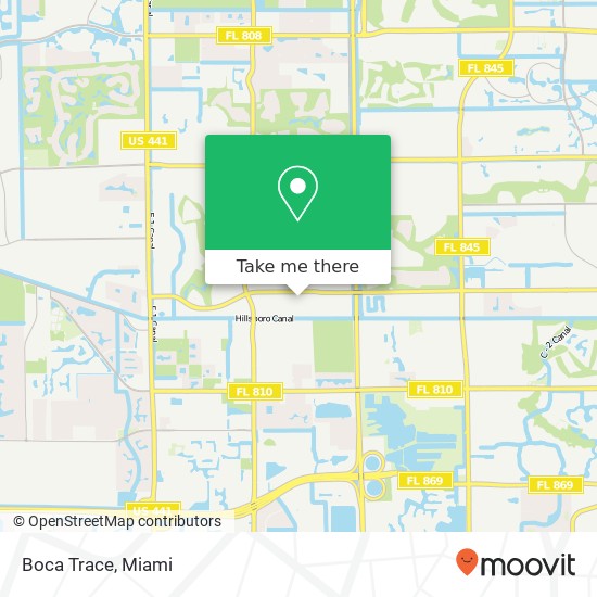 Boca Trace map