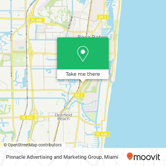 Pinnacle Advertising and Marketing Group map