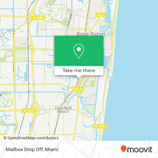 Mapa de Mailbox Drop Off