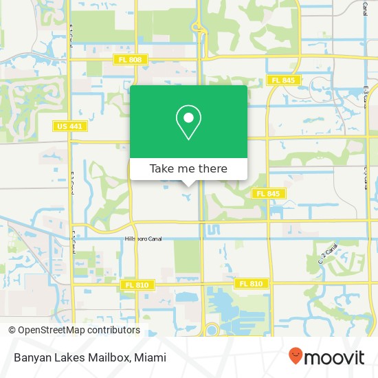 Mapa de Banyan Lakes Mailbox