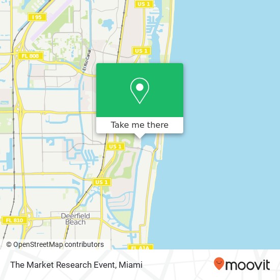 Mapa de The Market Research Event