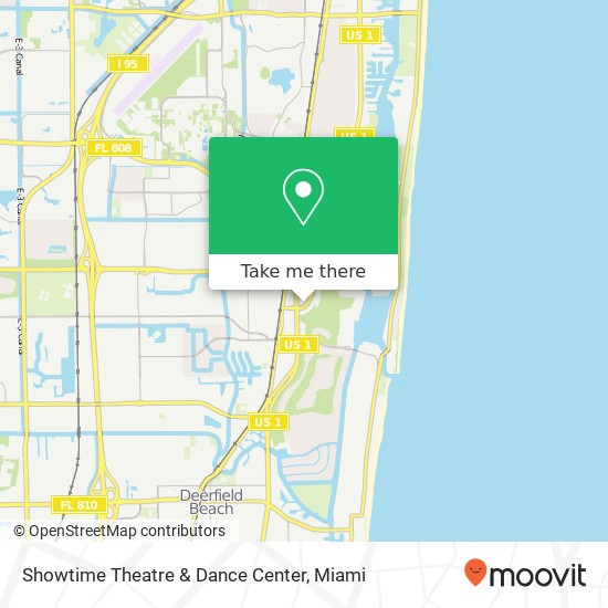 Mapa de Showtime Theatre & Dance Center