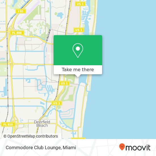 Mapa de Commodore Club Lounge