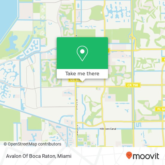 Mapa de Avalon Of Boca Raton