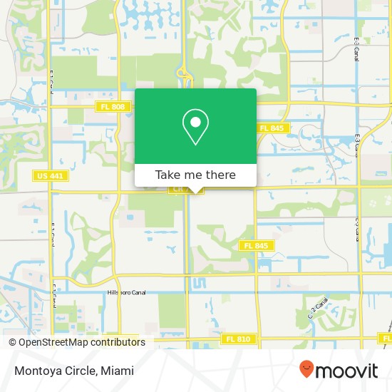 Montoya Circle map