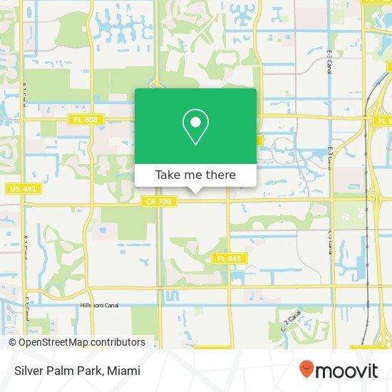 Silver Palm Park map