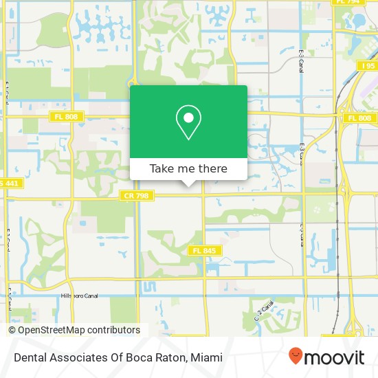 Mapa de Dental Associates Of Boca Raton