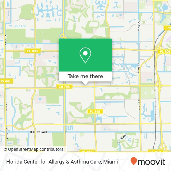 Mapa de Florida Center for Allergy & Asthma Care