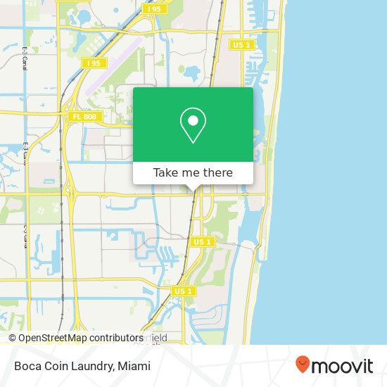 Boca Coin Laundry map