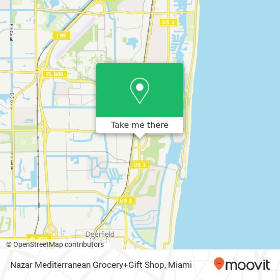 Nazar Mediterranean Grocery+Gift Shop map