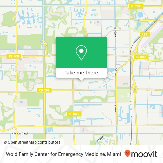 Mapa de Wold Family Center for Emergency Medicine