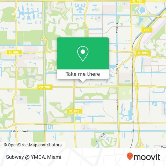 Subway @ YMCA map