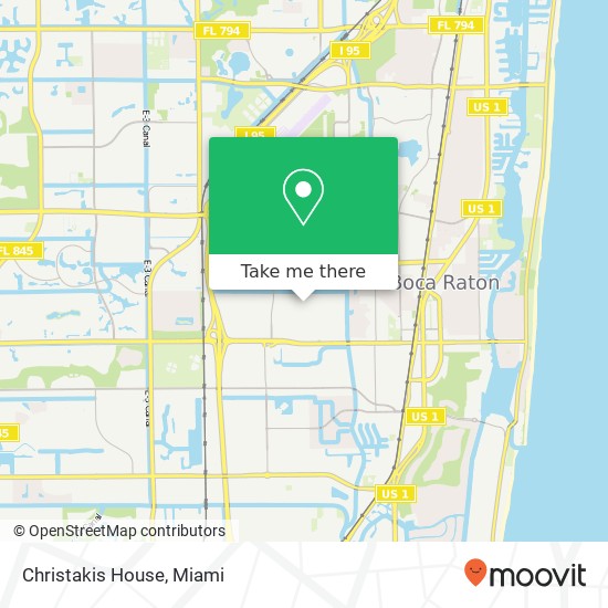 Christakis House map